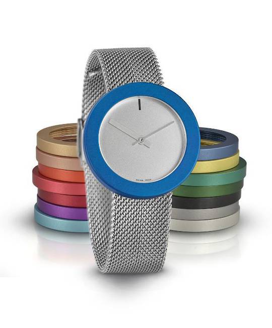 Pierre Junod Maxi Grey Face Steel Strap with 3 Colours